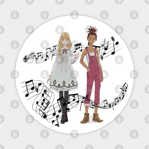 Carole & Tuesday Magnet by CrazyLife